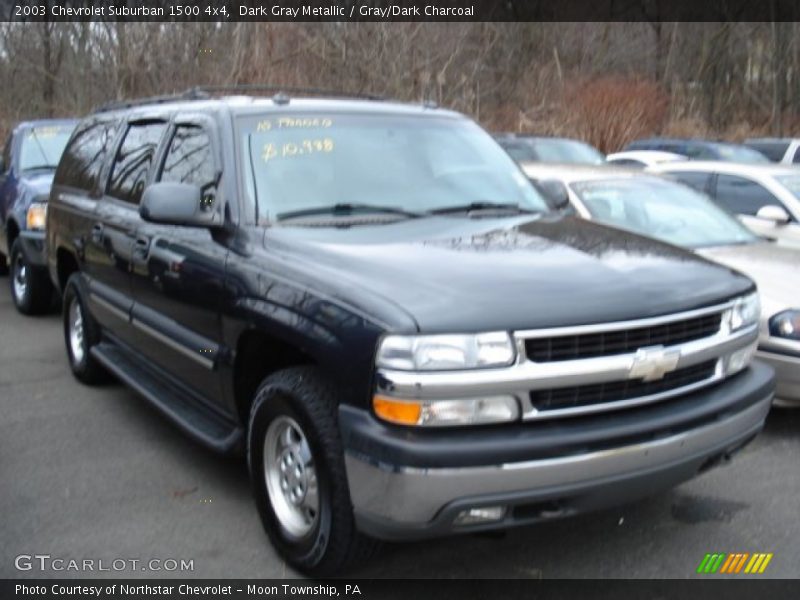Dark Gray Metallic / Gray/Dark Charcoal 2003 Chevrolet Suburban 1500 4x4