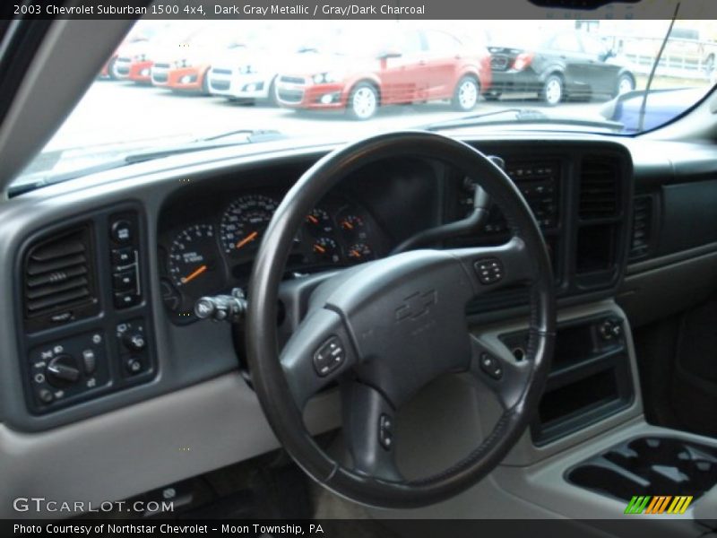 Dark Gray Metallic / Gray/Dark Charcoal 2003 Chevrolet Suburban 1500 4x4