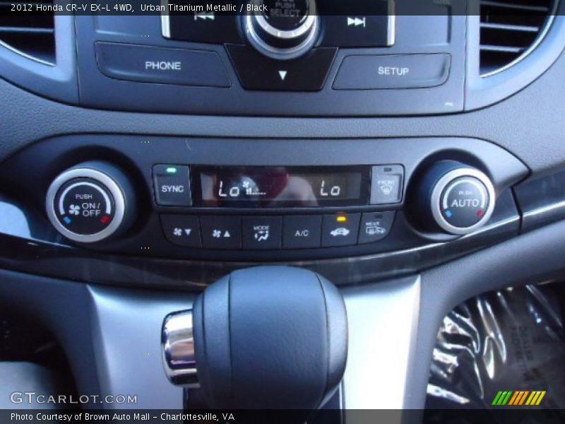 Controls of 2012 CR-V EX-L 4WD