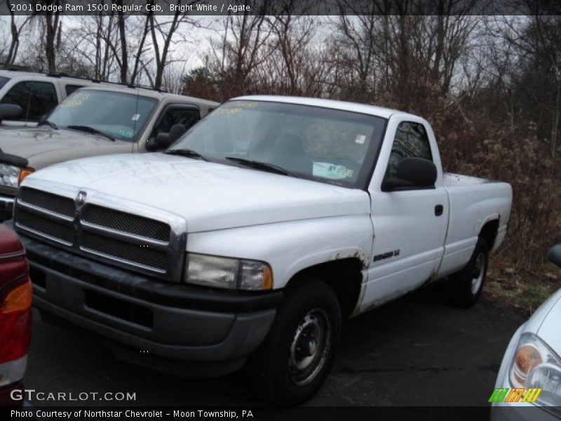 Bright White / Agate 2001 Dodge Ram 1500 Regular Cab