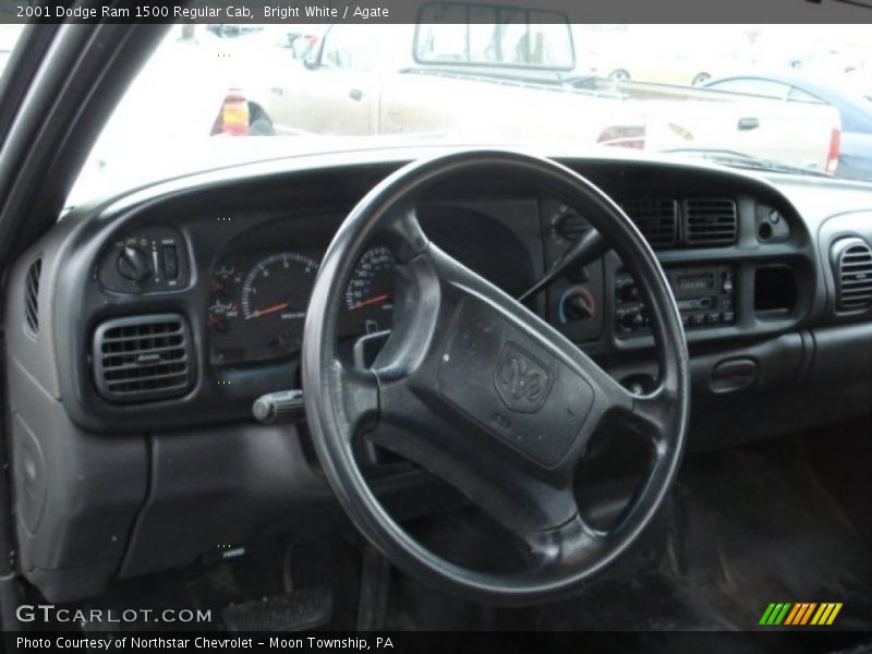 Bright White / Agate 2001 Dodge Ram 1500 Regular Cab
