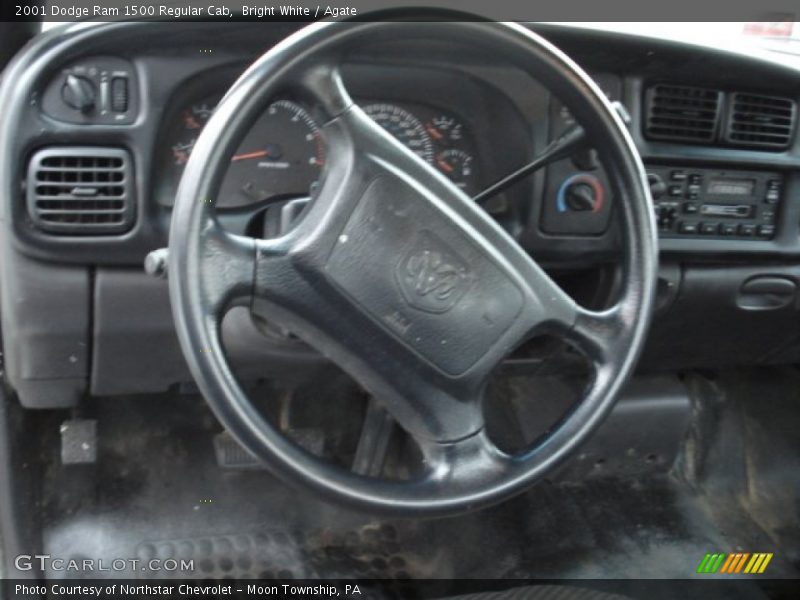 Bright White / Agate 2001 Dodge Ram 1500 Regular Cab