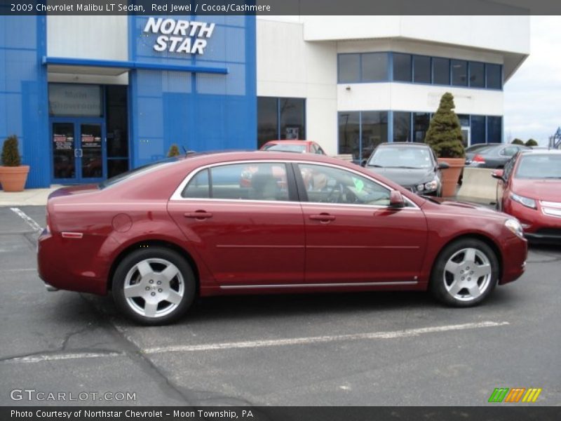 Red Jewel / Cocoa/Cashmere 2009 Chevrolet Malibu LT Sedan
