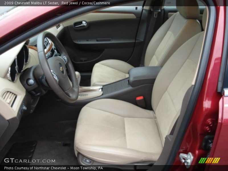 Red Jewel / Cocoa/Cashmere 2009 Chevrolet Malibu LT Sedan
