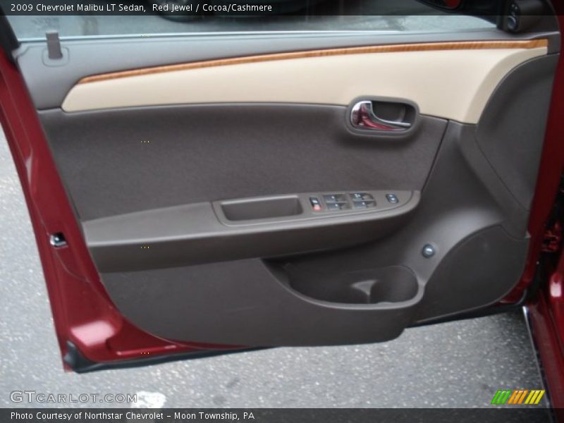 Red Jewel / Cocoa/Cashmere 2009 Chevrolet Malibu LT Sedan