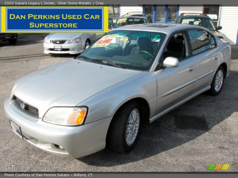 Silver Stone Metallic / Gray 2003 Subaru Legacy L Sedan