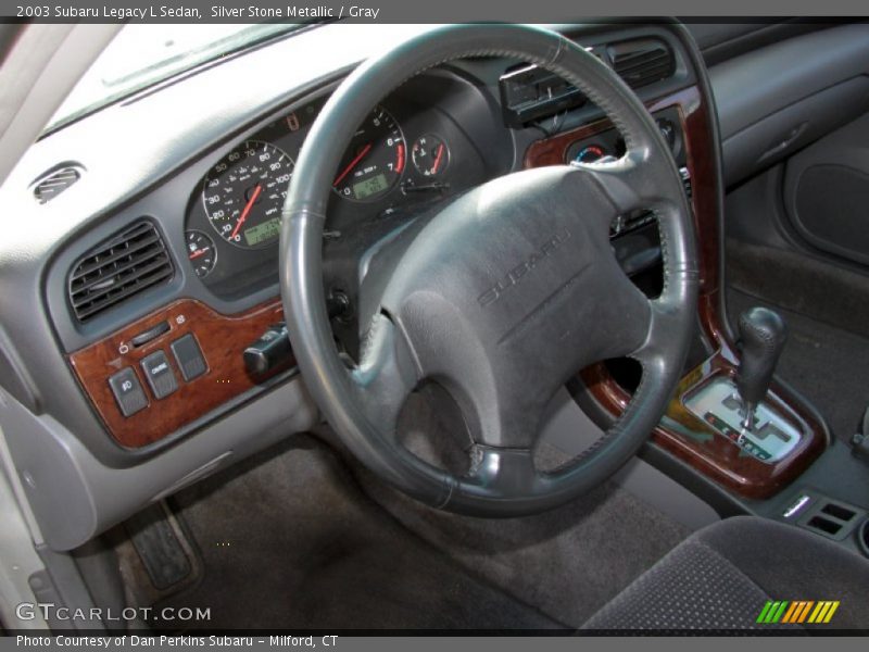Silver Stone Metallic / Gray 2003 Subaru Legacy L Sedan