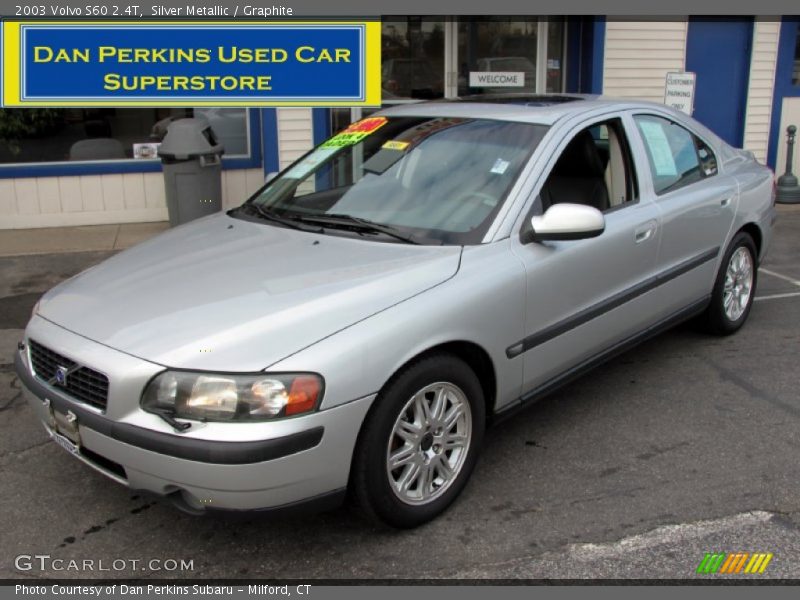 Silver Metallic / Graphite 2003 Volvo S60 2.4T