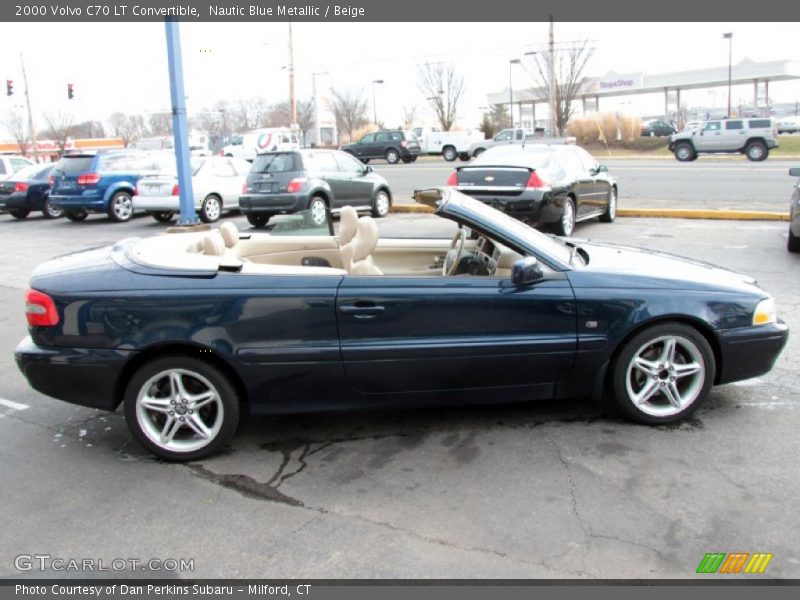 Nautic Blue Metallic / Beige 2000 Volvo C70 LT Convertible