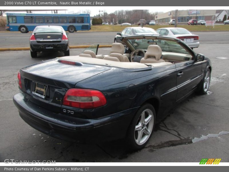 Nautic Blue Metallic / Beige 2000 Volvo C70 LT Convertible