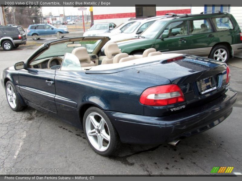 Nautic Blue Metallic / Beige 2000 Volvo C70 LT Convertible