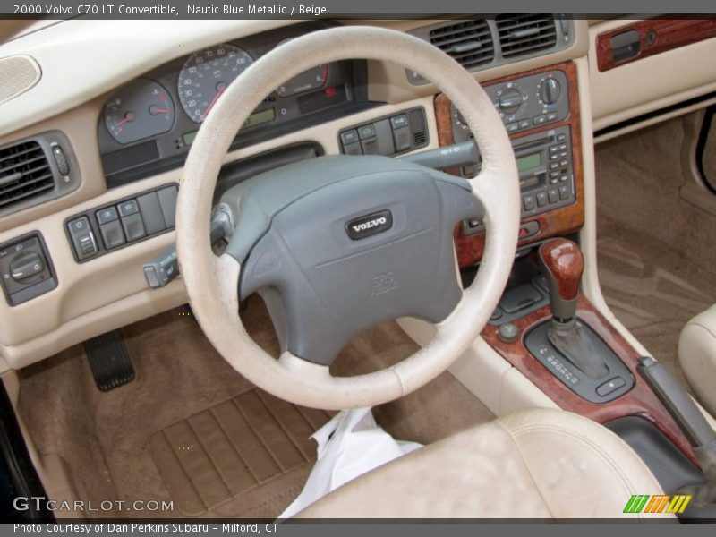 Nautic Blue Metallic / Beige 2000 Volvo C70 LT Convertible