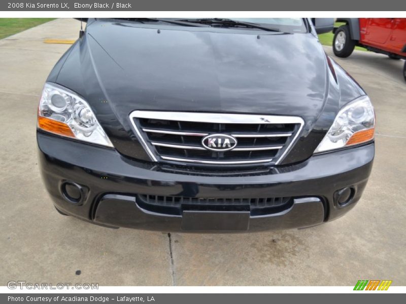 Ebony Black / Black 2008 Kia Sorento LX