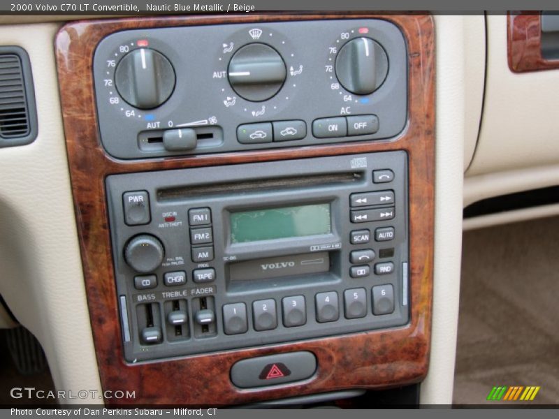 Nautic Blue Metallic / Beige 2000 Volvo C70 LT Convertible
