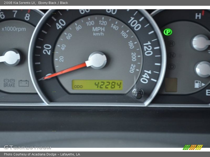 Ebony Black / Black 2008 Kia Sorento LX