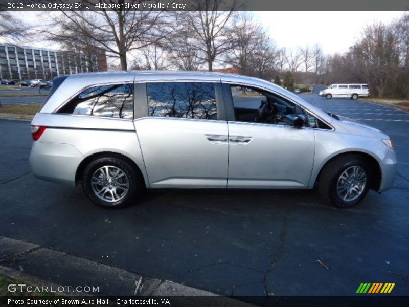 Alabaster Silver Metallic / Gray 2012 Honda Odyssey EX-L