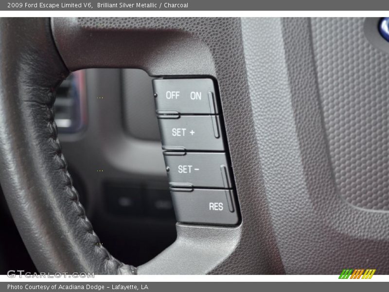 Brilliant Silver Metallic / Charcoal 2009 Ford Escape Limited V6