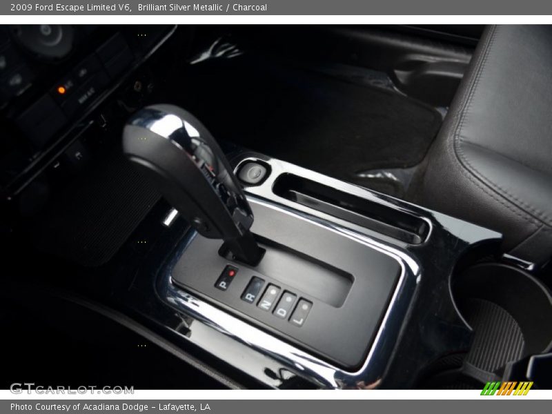 Brilliant Silver Metallic / Charcoal 2009 Ford Escape Limited V6