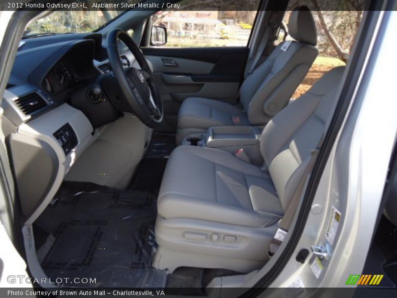 Alabaster Silver Metallic / Gray 2012 Honda Odyssey EX-L