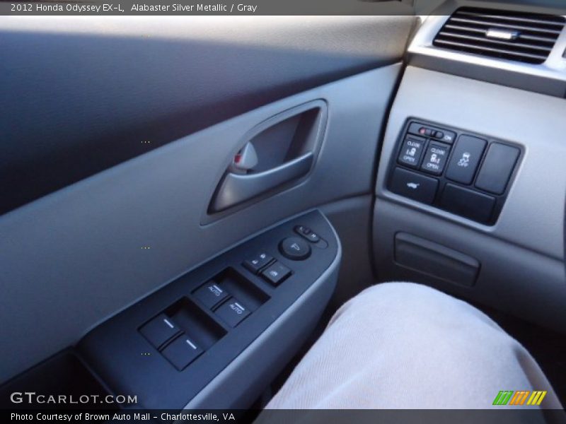 Alabaster Silver Metallic / Gray 2012 Honda Odyssey EX-L
