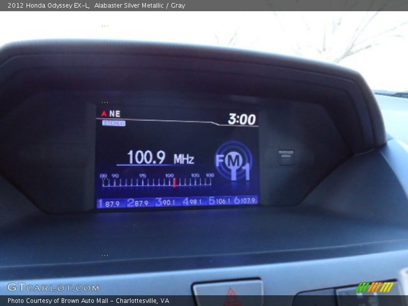 Alabaster Silver Metallic / Gray 2012 Honda Odyssey EX-L