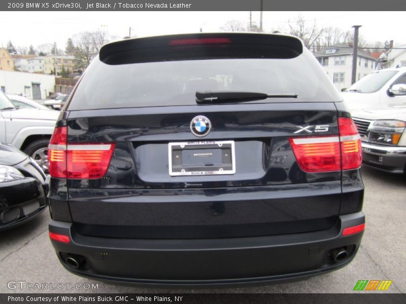 Jet Black / Tobacco Nevada Leather 2009 BMW X5 xDrive30i