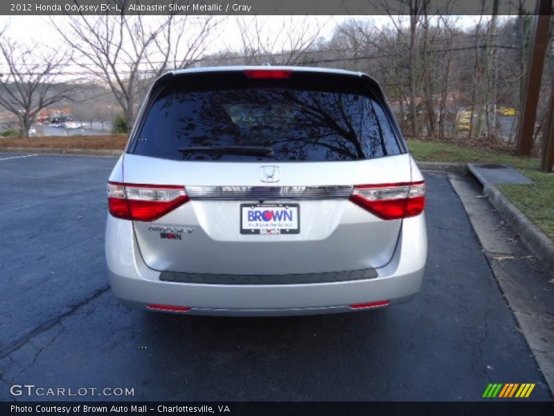 Alabaster Silver Metallic / Gray 2012 Honda Odyssey EX-L