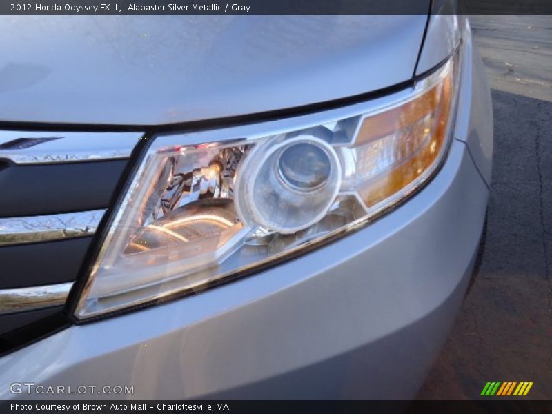 Alabaster Silver Metallic / Gray 2012 Honda Odyssey EX-L