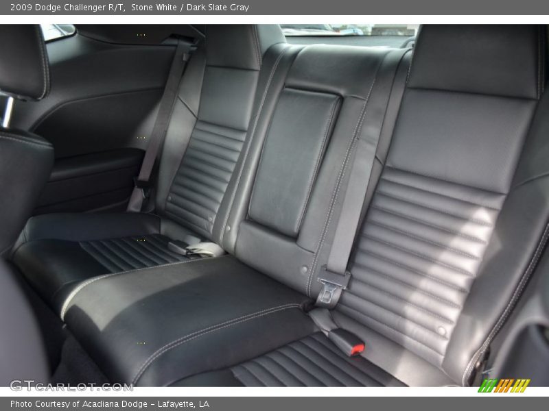 Stone White / Dark Slate Gray 2009 Dodge Challenger R/T