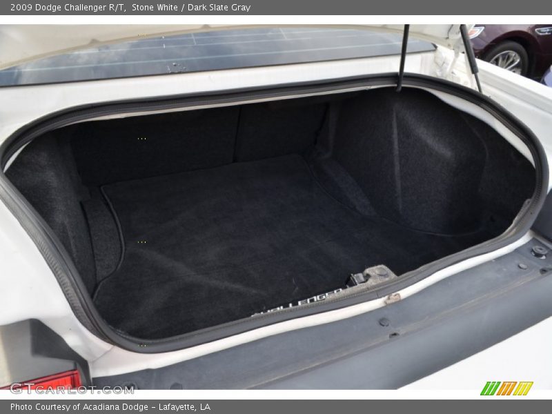 Stone White / Dark Slate Gray 2009 Dodge Challenger R/T