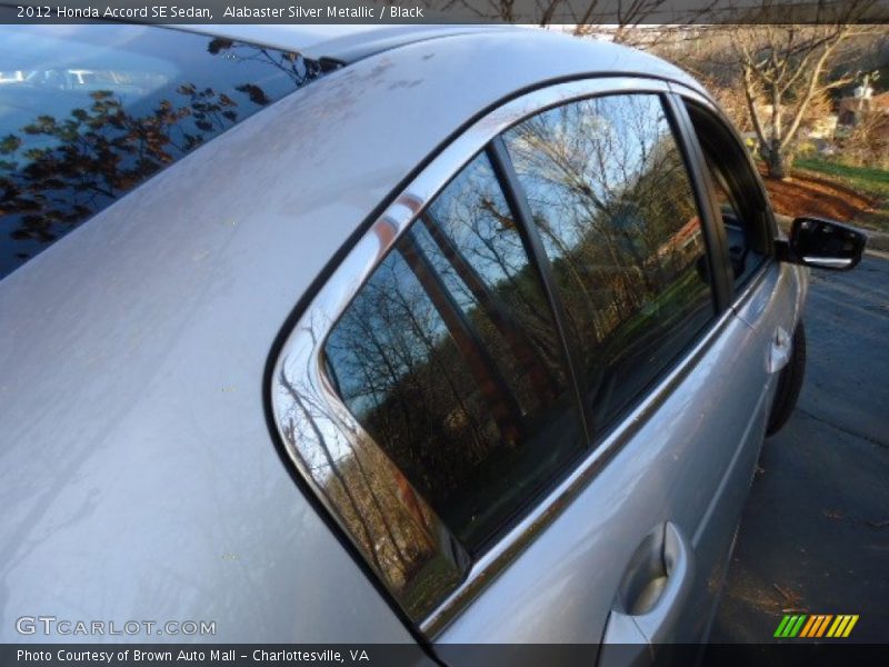 Alabaster Silver Metallic / Black 2012 Honda Accord SE Sedan