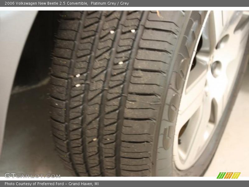 Platinum Grey / Grey 2006 Volkswagen New Beetle 2.5 Convertible