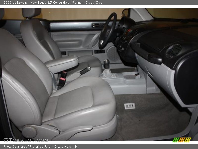 Platinum Grey / Grey 2006 Volkswagen New Beetle 2.5 Convertible