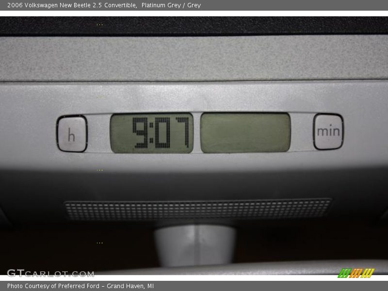 Platinum Grey / Grey 2006 Volkswagen New Beetle 2.5 Convertible