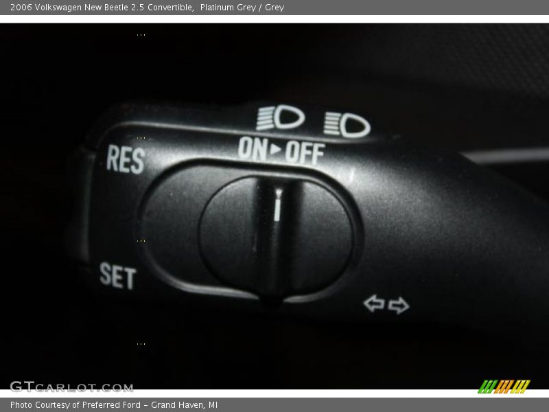 Platinum Grey / Grey 2006 Volkswagen New Beetle 2.5 Convertible
