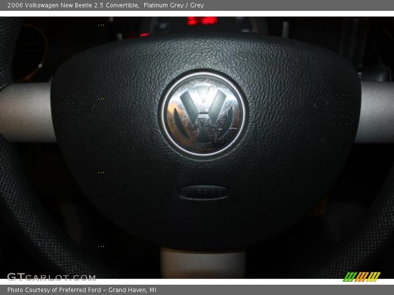 Platinum Grey / Grey 2006 Volkswagen New Beetle 2.5 Convertible