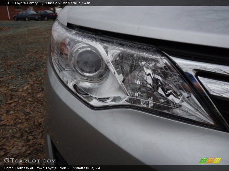 Classic Silver Metallic / Ash 2012 Toyota Camry LE