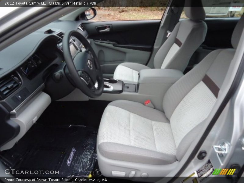 Classic Silver Metallic / Ash 2012 Toyota Camry LE