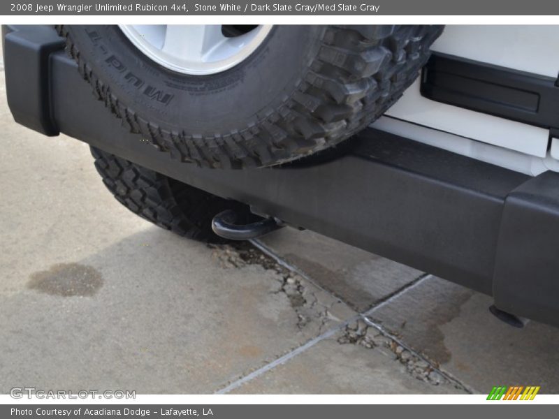 Stone White / Dark Slate Gray/Med Slate Gray 2008 Jeep Wrangler Unlimited Rubicon 4x4