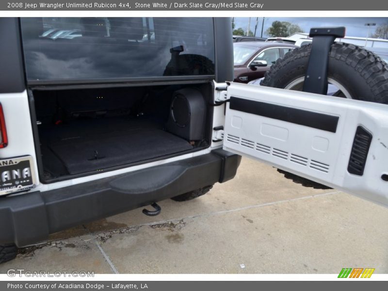 Stone White / Dark Slate Gray/Med Slate Gray 2008 Jeep Wrangler Unlimited Rubicon 4x4
