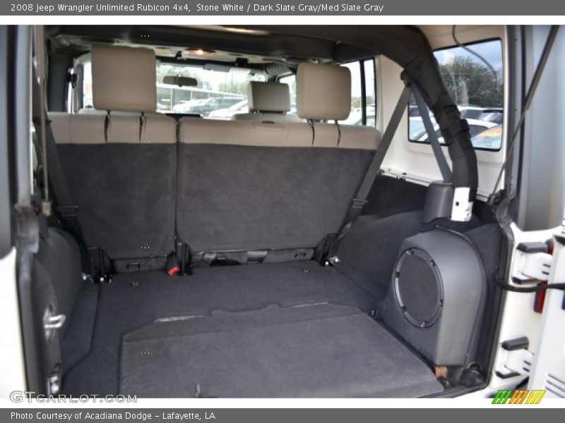 Stone White / Dark Slate Gray/Med Slate Gray 2008 Jeep Wrangler Unlimited Rubicon 4x4