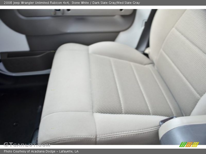Stone White / Dark Slate Gray/Med Slate Gray 2008 Jeep Wrangler Unlimited Rubicon 4x4