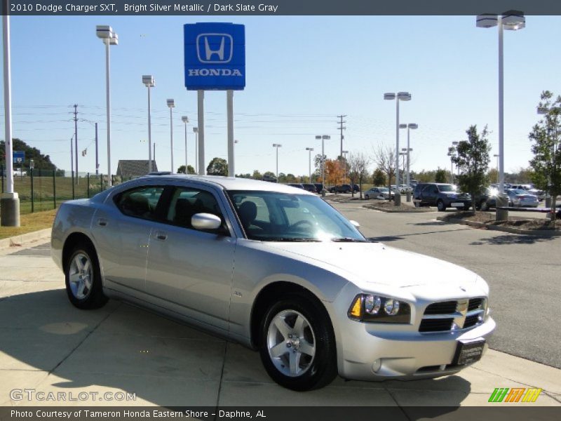 Bright Silver Metallic / Dark Slate Gray 2010 Dodge Charger SXT