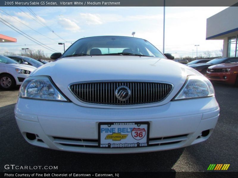 Vibrant White / Medium Parchment 2005 Mercury Sable GS Sedan