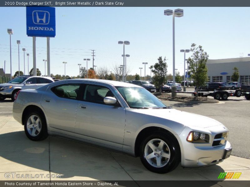 Bright Silver Metallic / Dark Slate Gray 2010 Dodge Charger SXT