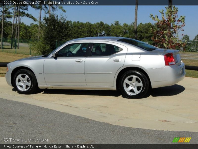 Bright Silver Metallic / Dark Slate Gray 2010 Dodge Charger SXT