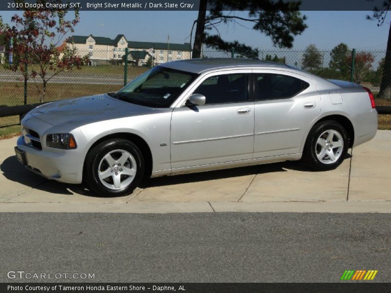 Bright Silver Metallic / Dark Slate Gray 2010 Dodge Charger SXT