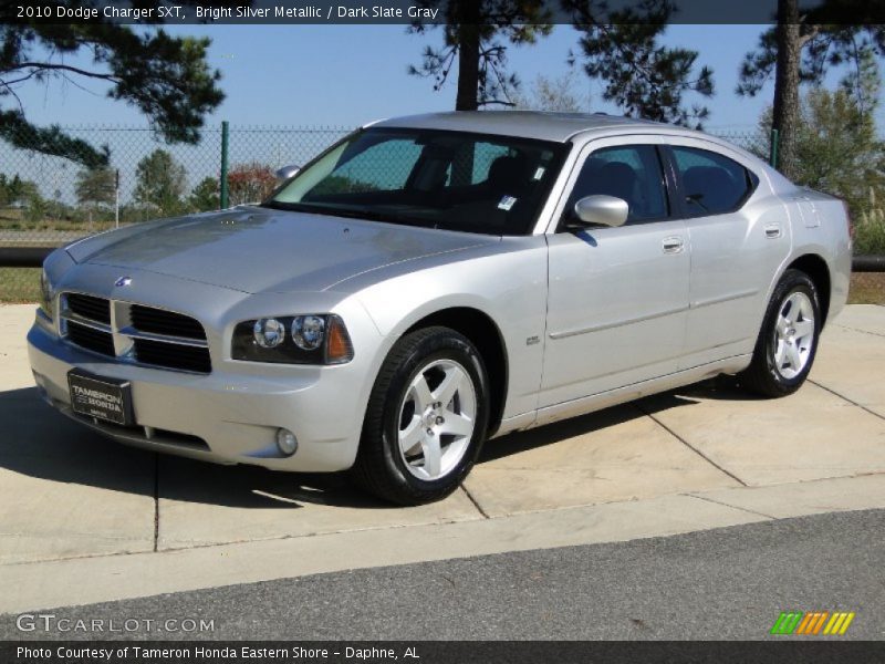 Bright Silver Metallic / Dark Slate Gray 2010 Dodge Charger SXT