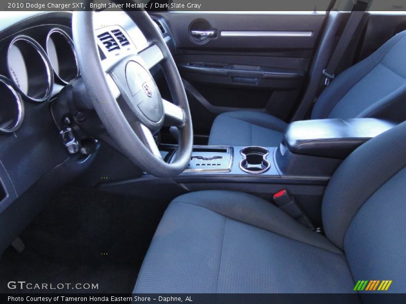 Bright Silver Metallic / Dark Slate Gray 2010 Dodge Charger SXT