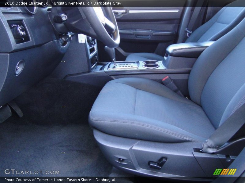Bright Silver Metallic / Dark Slate Gray 2010 Dodge Charger SXT